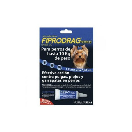 Fiprodrag Perros hasta 10 kg