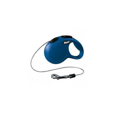 Correa Retractil Flexi Classic Azul S 5 mt