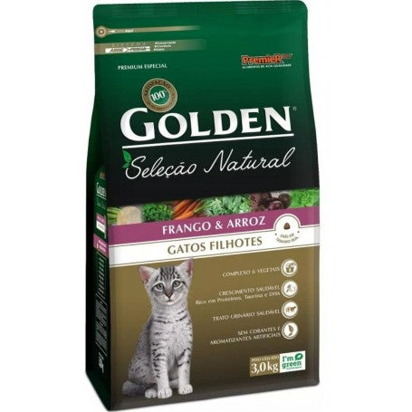 Golden Selec Natural Gatitos Pollo y Arroz 3 kg
