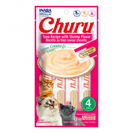 Golosina Churu Gato Atún con Camarón
