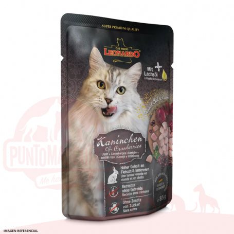 Leonardo pouch Conejo y Arándano 85g