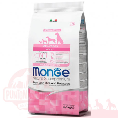 Monge Adulto All Breeds Pork 2.5kg