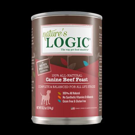 Natures Logic Perro Vacuno 374g