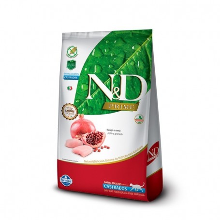 N&D Prime Feline Adultos Castrados 7,5kg
