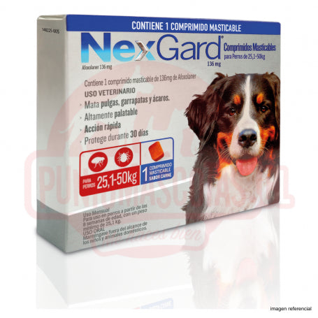 NexGard 1 Comprimido 25 a 50 Kg