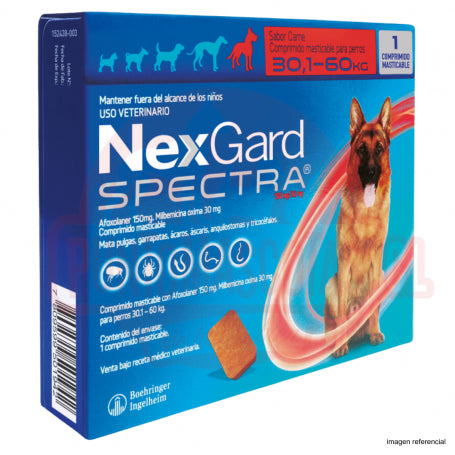 Nexgard Spectra 30 a 60 kg 3 Comprimidos