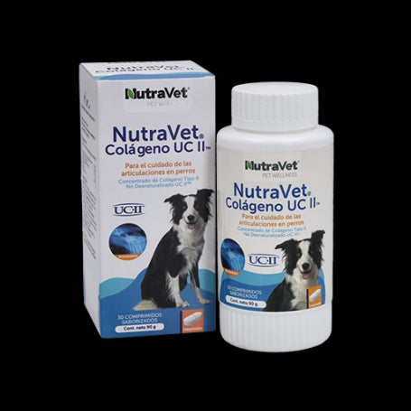 NutraVet Colageno UC II 30 comprimidos