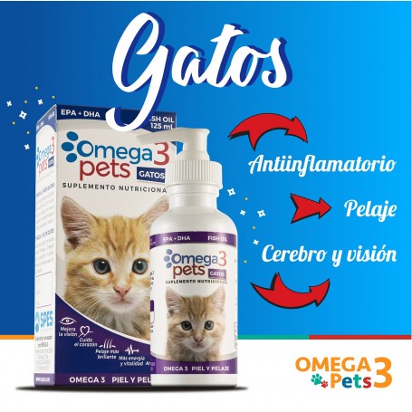 Omega pets Gato 125ml