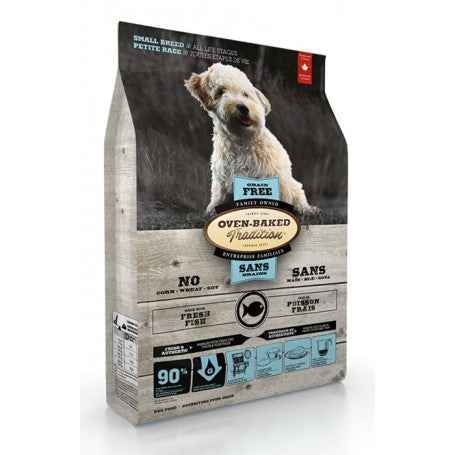 Oven Baked Perro Grain Free Razas Pequeñas Fish 2.27kg