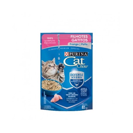Pack Cat Chow Gatitos Pollo 15 x 85g
