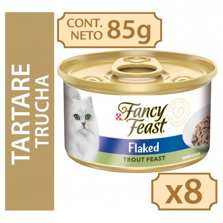 Pack Fancy Feast Tartare Trucha 8 unidades