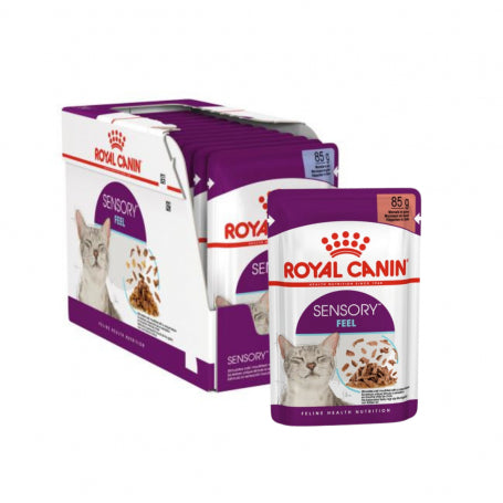 Pack Royal Canin Pouch Sensory Feel 85 grs x 12