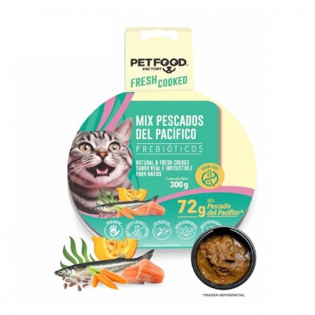 Paté Mix De Pescados Del Pacífico Grain Free Con Prebióticos - 300 G