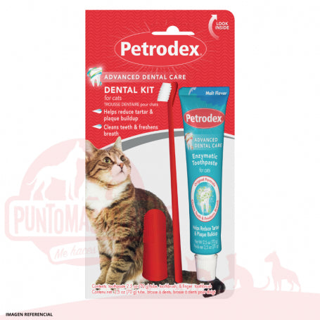 Petrodex Kit Pasta Dental de Malta Gatos