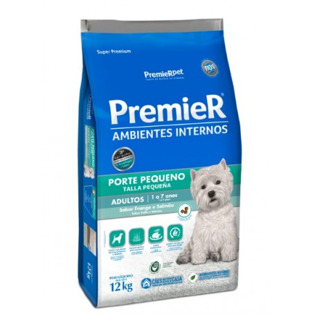 Premier Ambientes Internos Adultos Pollo Y Salmón Perro 12kilos