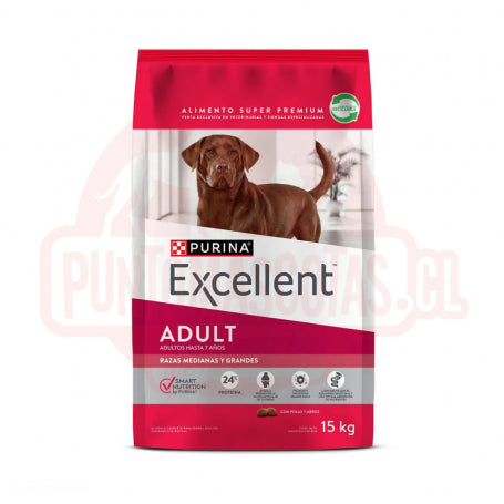 Purina Excellent Adult Razas Medianas y Grandes 15kg