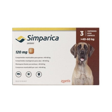 Simparica 40 a 60 kg 3 Comprimidos