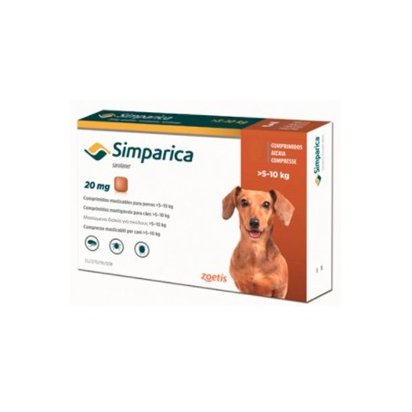 Simparica 5.1 a 10 kg 1 Comprimidos