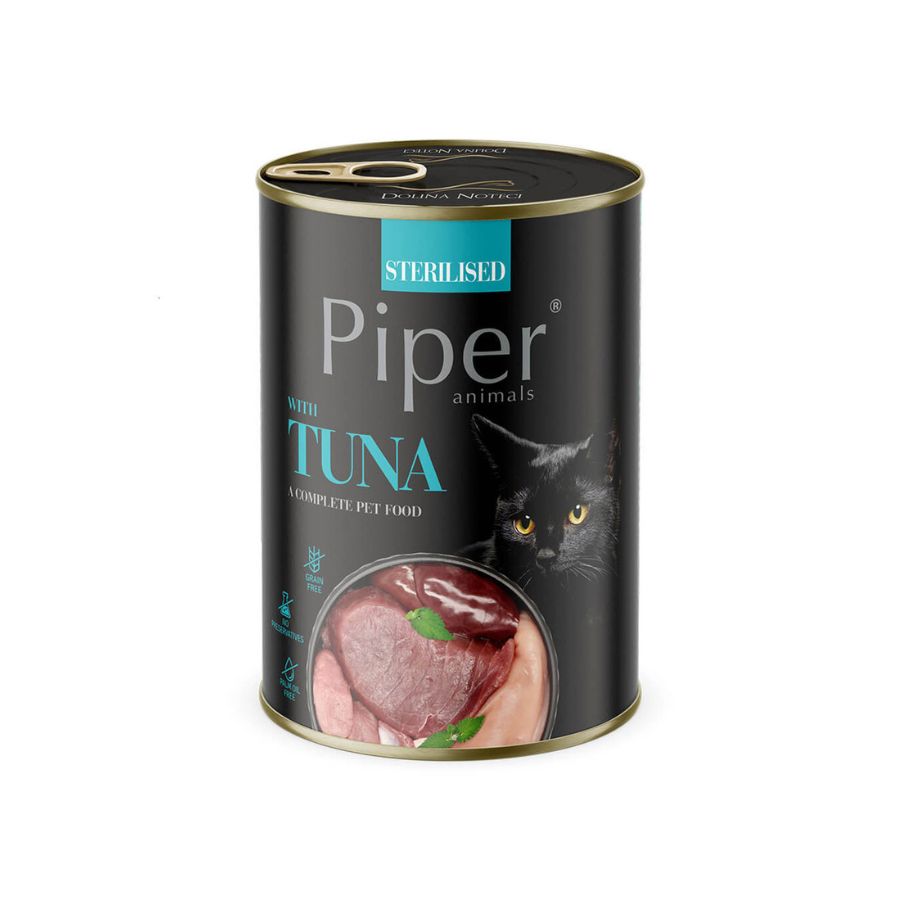 Piper Lata De Atún alimento húmedo para gatos 400 GR