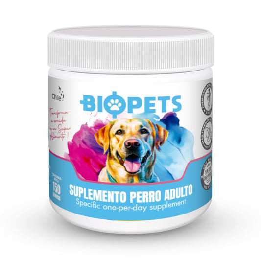 Suplemento para perro adulto biopets 150 GR