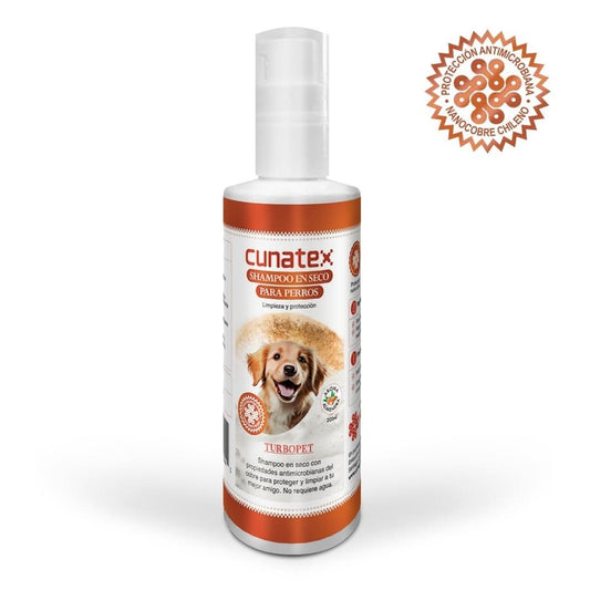 Shampoo en seco para perros Cunatex 250 ML