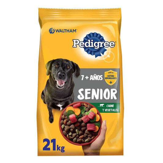 Pedigree alimento seco para perros senior +7 21 KG