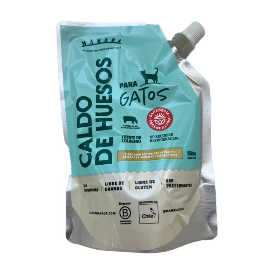 Caldo de hueso natural para gatos 250GR