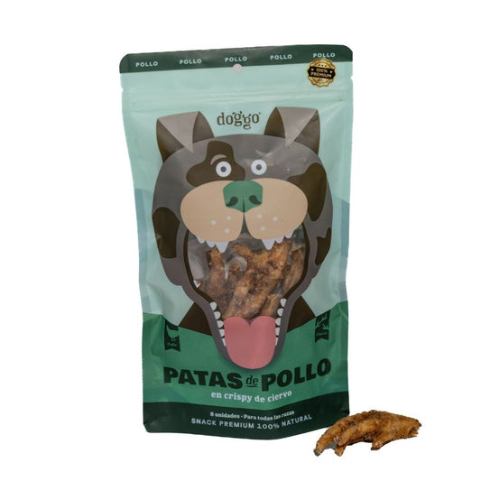 Patas de pollo en crispy de ciervo 8un