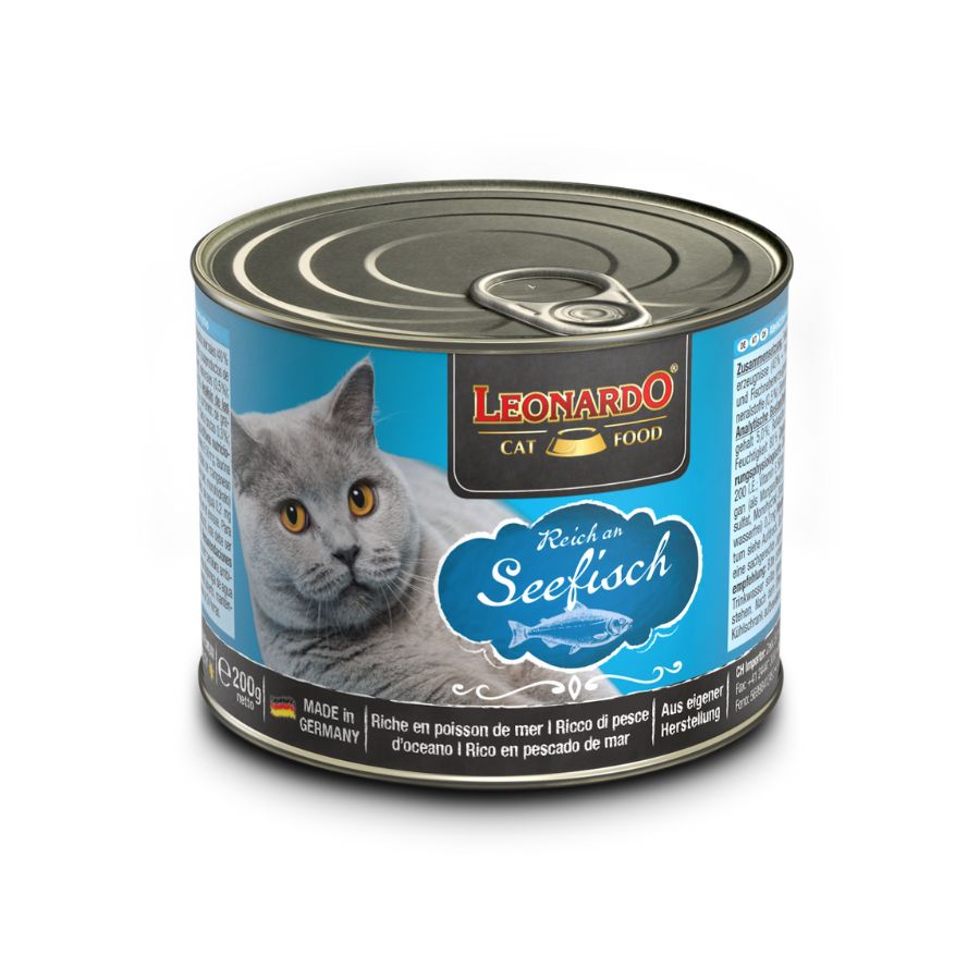 Leonardo lata quality selection pescado alimento húmedo para gatos 200GR