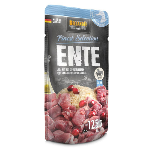 Belcando pato/arroz y arandanos alimento húmedo para perros 125GR