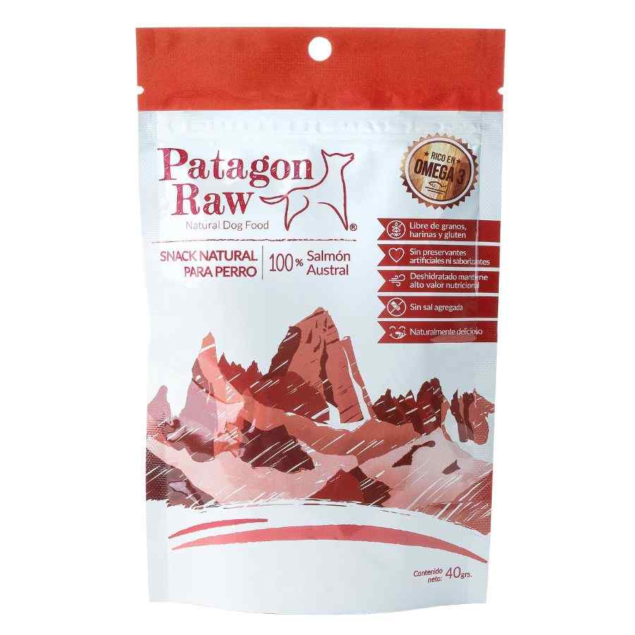 Patagon raw perro snack 100% salmon austral 40GR