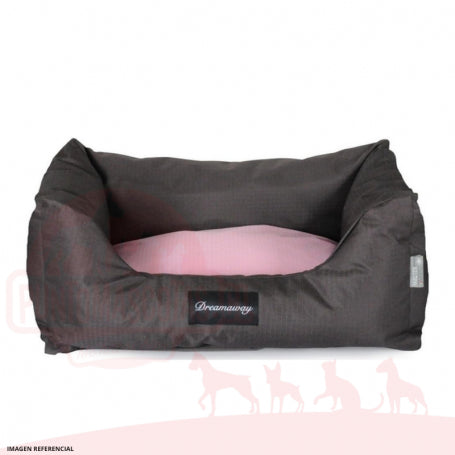 Sofa Premium Dreamaway Boston Cafe/Rosado - Tala L (80X67X22Cm) Café Bicolor
