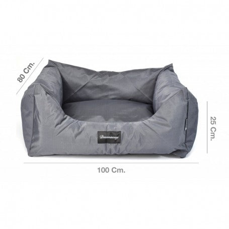 Sofa Premium Dreamaway Boston - Talla Xl (100X80X25 Cm) Gris Liso