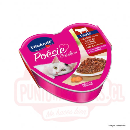 Vitakraft Poesie Creation Vacuno 85g