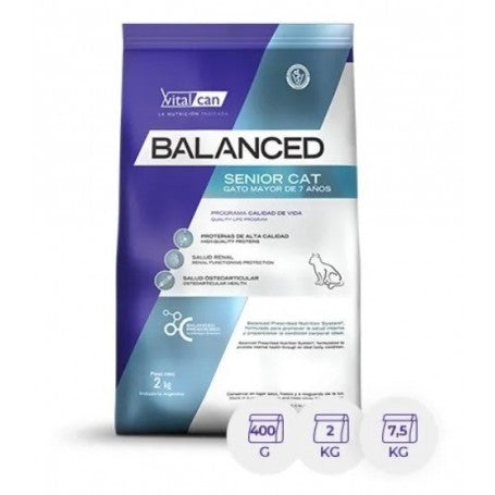 Vitalcan Balanced Gato Senior 7.5 kg