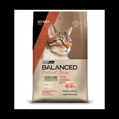 VitalCan Balanced Natural Recipe Trucha Patagonica Gato Adulto 7,5kg