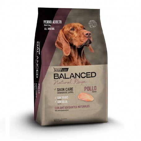 Vitalcan Balanced Natural Recipe Pollo Perro Adulto 15kg